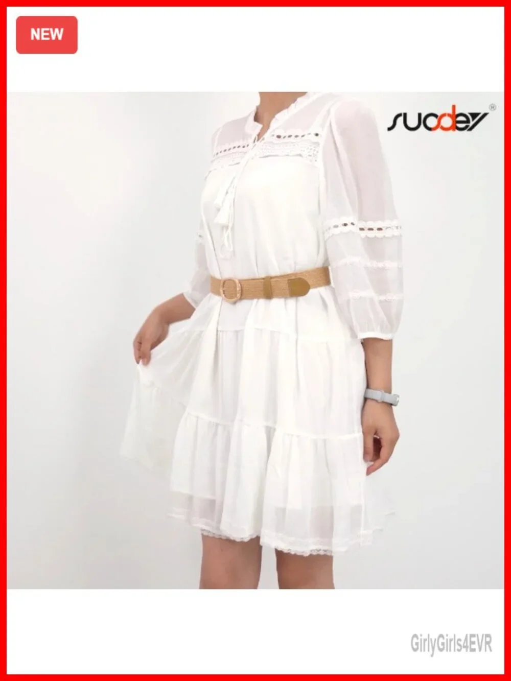 Women Straw Woven Elastic Belt with Gold Buckle Boho Braided Stretch Waist Belt